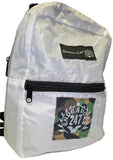 Endeavors247 Handmade Camo Patch - Mini Moto Hem Patch White Backpack