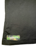 Women's Tie Dye Logo Green / White Camo Patch Black T Shirt - OwnTheAvenue