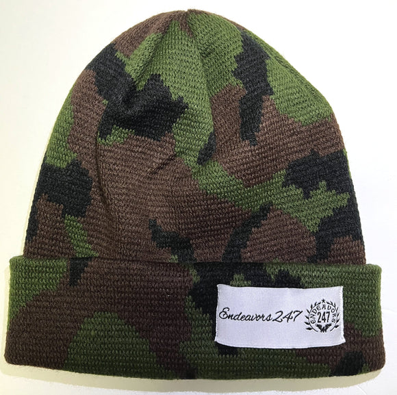 Standard Issue Camo Beanie - One Size - OwnTheAvenue