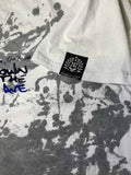 OwnTheAvenue x Endeavors247 Vintage Paint Splatter Black & White Adult T Shirt - OwnTheAvenue