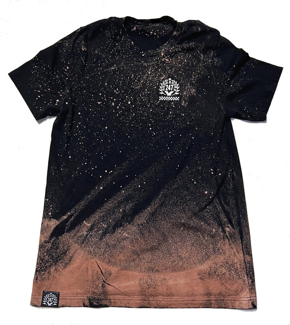 Mineral Acid Wash Heartbeat Tattoo Art Vol.2 - Adult T shirt - OwnTheAvenue