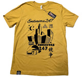 Drifting In The City At Midnight JDM Racing Kanji Japanese Adult Mustard Heather Color Adult T Shirt S - 3XL - OwnTheAvenue