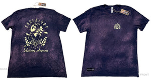 Tattoo Art Needle Down Bald Eagle - Mineral Acid Wash Adult T Shirt - Small-3XL - OwnTheAvenue