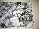 Sticker Bomb Graffiti Wrap JDM Decal Vinyl Sheet Sheets (Haters Black / Wht) - OwnTheAvenue
