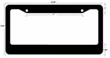 Your Own Custom Text License Plate Frame - Choose Quantity 1 - 1,000