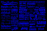 JDM Mega Sticker Pack Tuner Vinyl Decals 60 Stickers You Choose Color (Tgish+SH) - OwnTheAvenue