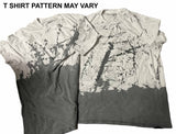 OwnTheAvenue x Endeavors247 Vintage Paint Splatter Black & White Adult T Shirt - OwnTheAvenue