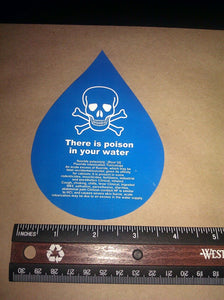 Fluoride Government 911 Anarchy Anonymous Vinyl Decal Sticker Illuminati NWO #90 - OwnTheAvenue