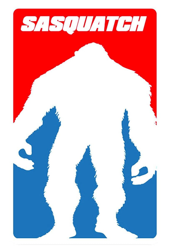 Sasquatch Bigfoot Hunter Major League Funny Hunting Vinyl Decal Sticker 4