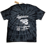 Tie Dye Acid Wash Skateboarding on The Beach Vol 1 Adult T Shirt - OwnTheAvenue