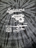 Tie Dye Acid Wash Skateboarding on The Beach Vol 1 Adult T Shirt - OwnTheAvenue