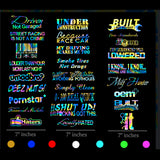JDM 10 Random Car Sticker Decal Pack Lot Tuner Low Funny Euro JDM Boost Drift - OwnTheAvenue